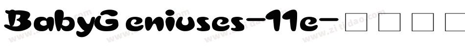 BabyGeniuses-11e字体转换