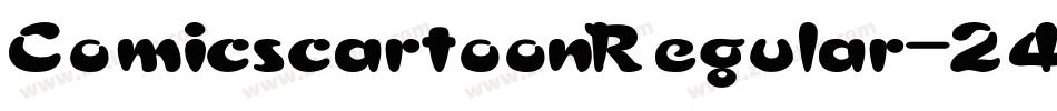 ComicscartoonRegular-240e字体转换