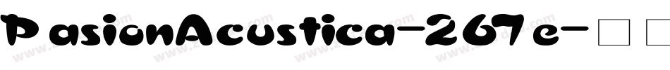 PasionAcustica-267e字体转换