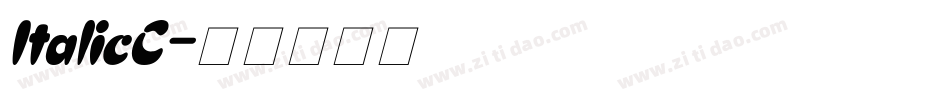 ItalicC字体转换