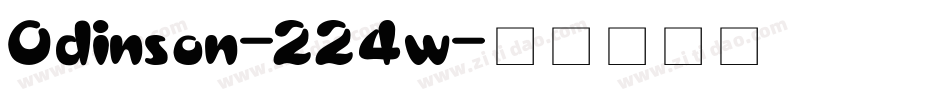 Odinson-224w字体转换
