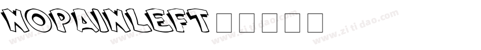 NopainLeft字体转换
