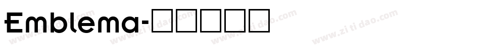 Emblema字体转换