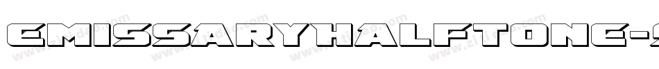 EmissaryHalftone-9DvZ字体转换