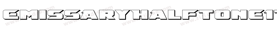 EmissaryHalftoneItalic-ly7Z字体转换