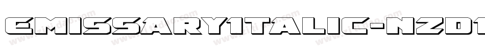 EmissaryItalic-nzdR字体转换