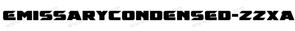 EmissaryCondensed-zzxa字体转换