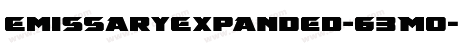 EmissaryExpanded-63Mo字体转换