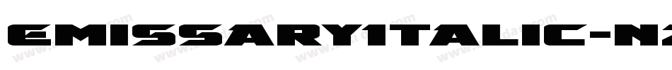 EmissaryItalic-nzdR字体转换