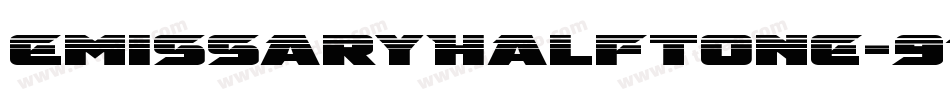 EmissaryHalftone-9DvZ字体转换
