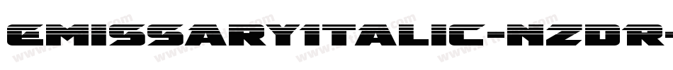 EmissaryItalic-nzdR字体转换