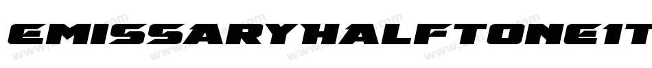 EmissaryHalftoneItalic-ly7Z字体转换