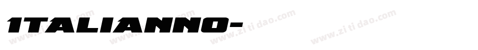 Italianno字体转换