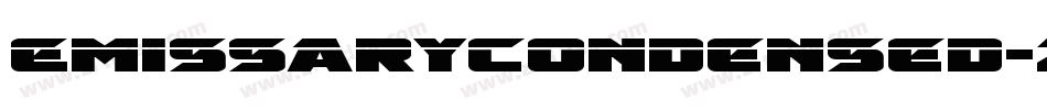 EmissaryCondensed-zzxa字体转换