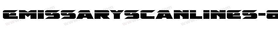 EmissaryScanlines-8pdZ字体转换