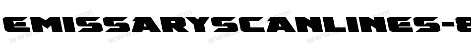 EmissaryScanlines-8pdZ字体转换