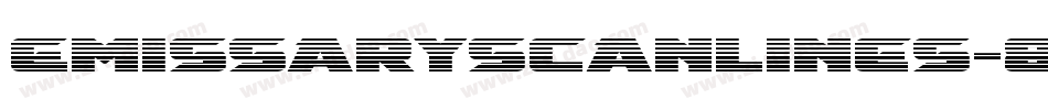 EmissaryScanlines-8pdZ字体转换