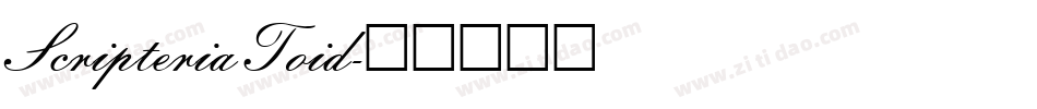 ScripteriaToid字体转换