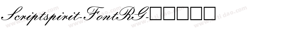 Scriptspirit-FontRG字体转换