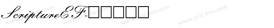 ScriptureEF字体转换