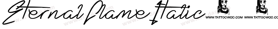 EternalFlameItalic-484p字体转换