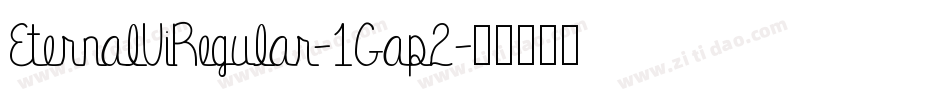 EternalUiRegular-1Gap2字体转换