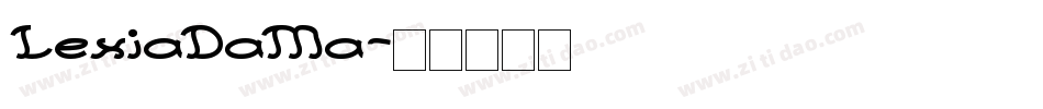 LexiaDaMa字体转换