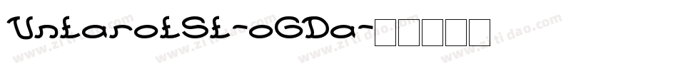 UntarotSt-oGDa字体转换