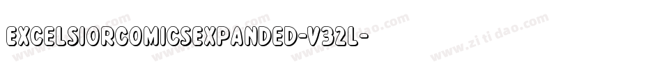 ExcelsiorComicsExpanded-V32l字体转换