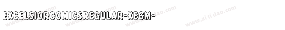 ExcelsiorComicsRegular-xE6m字体转换