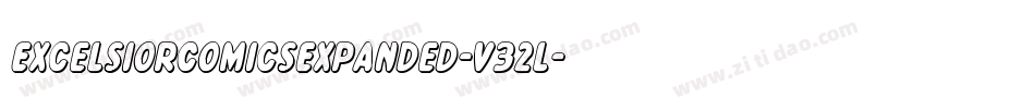 ExcelsiorComicsExpanded-V32l字体转换
