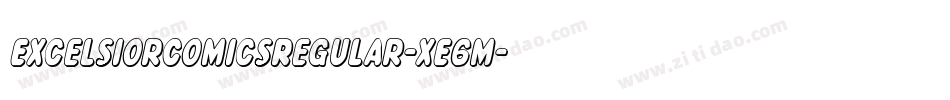 ExcelsiorComicsRegular-xE6m字体转换