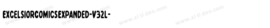 ExcelsiorComicsExpanded-V32l字体转换