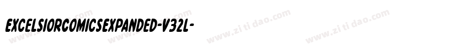 ExcelsiorComicsExpanded-V32l字体转换