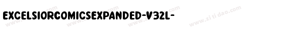 ExcelsiorComicsExpanded-V32l字体转换