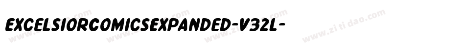 ExcelsiorComicsExpanded-V32l字体转换
