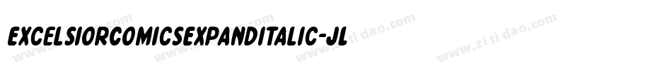 ExcelsiorComicsExpandItalic-JL5m字体转换