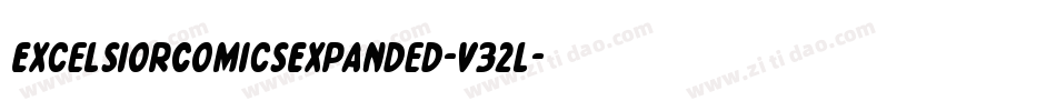 ExcelsiorComicsExpanded-V32l字体转换
