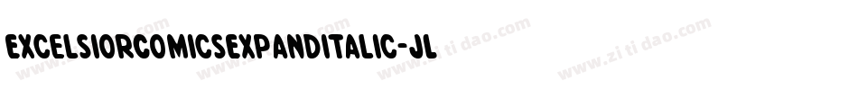 ExcelsiorComicsExpandItalic-JL5m字体转换