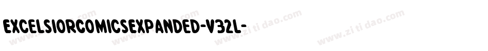 ExcelsiorComicsExpanded-V32l字体转换
