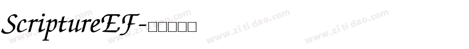 ScriptureEF字体转换