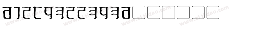 distressered字体转换