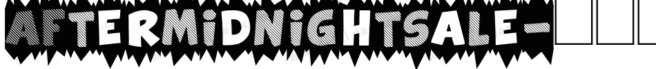 AfterMidnightSale字体转换