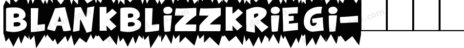 Blankblizzkriegi字体转换