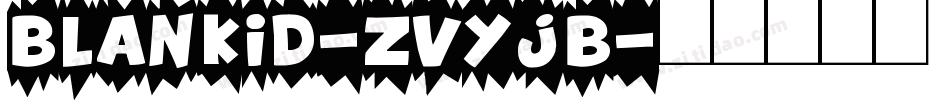 Blankid-ZVyJB字体转换