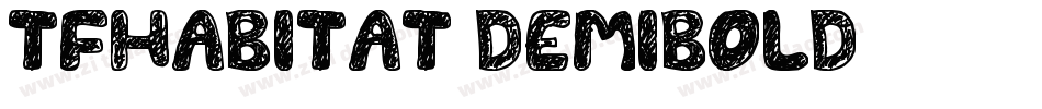 TFHabitat-Demibold字体转换