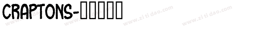Craptons字体转换