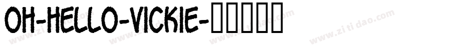 Oh-Hello-Vickie字体转换