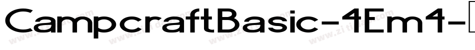 CampcraftBasic-4Em4字体转换