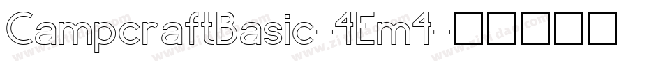 CampcraftBasic-4Em4字体转换